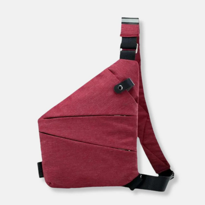 Stylish unisex anti-theft sling for daily use, featuring secure hidden zippers & RFID protection.