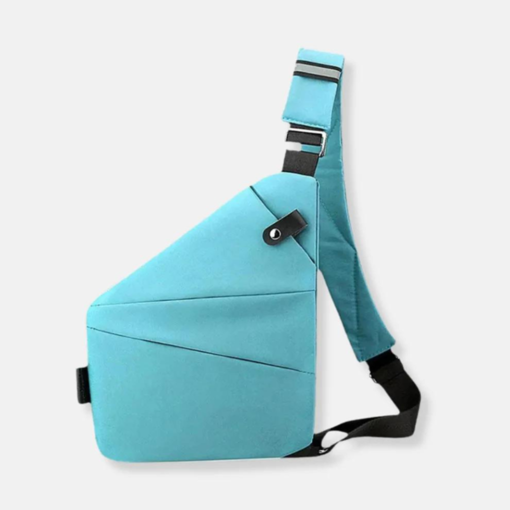 Secure anti-theft daily sling bag for men & women, offering RFID protection and smart hidden zippers.