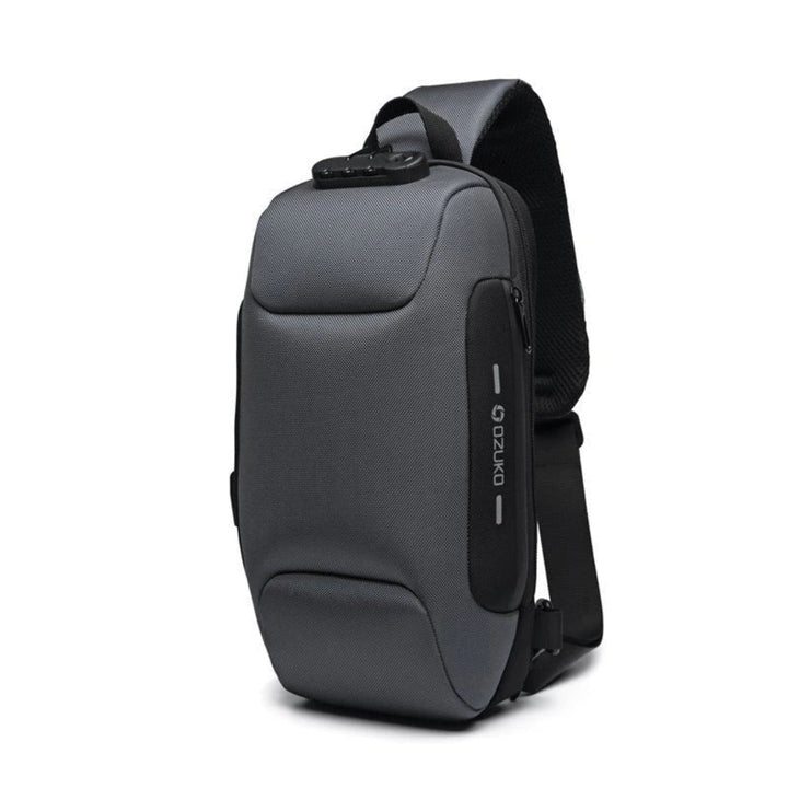 Secure unisex anti-theft sling bag. Crossbody design with hidden pockets protects valuables for travel.