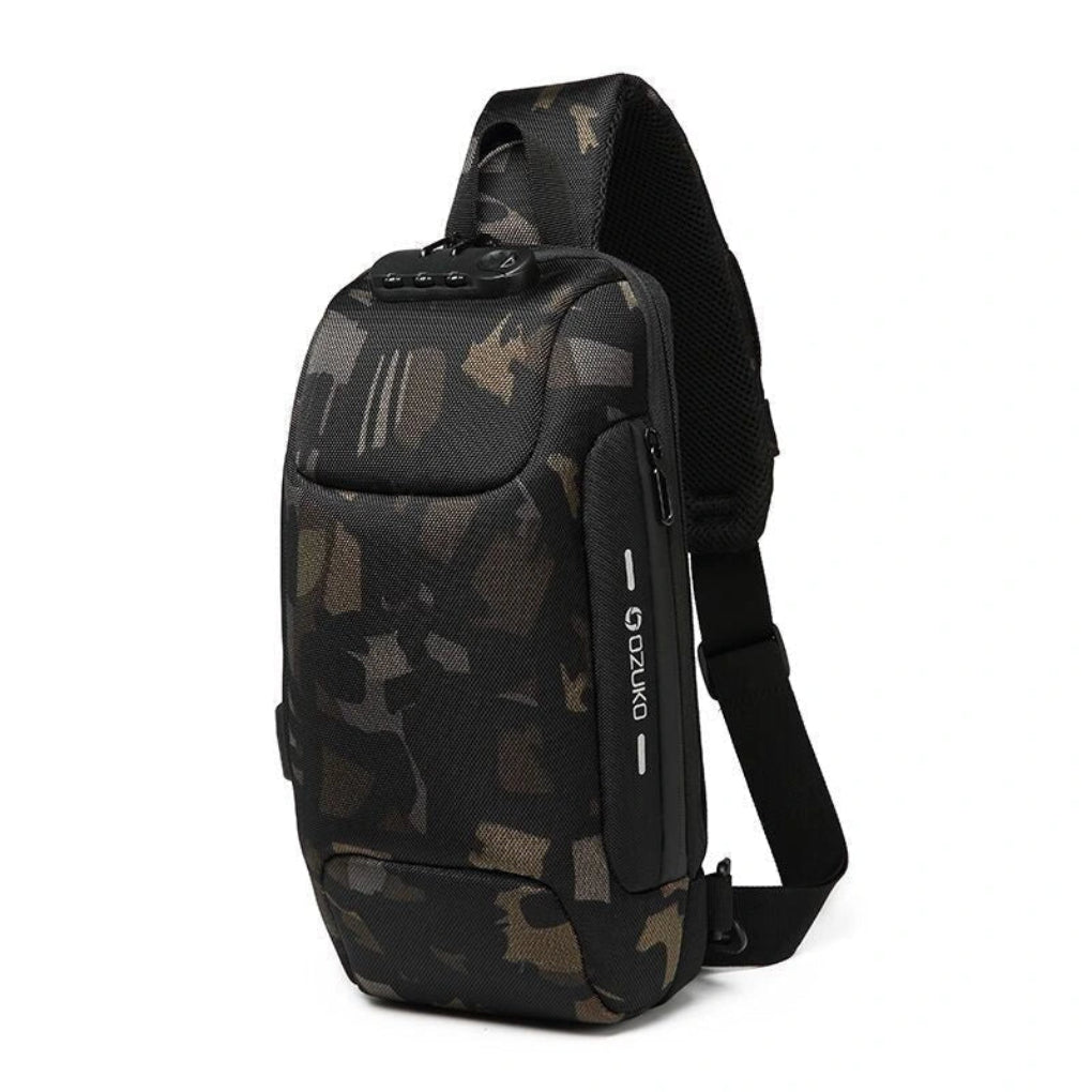 Versatile unisex travel sling bag. Ideal crossbody for daily commute, trips, and secure everyday carry.
