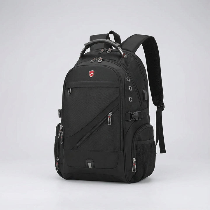 Waterproof anti-theft travel backpack, durable & weather-resistant, perfect for adventure gear protection.