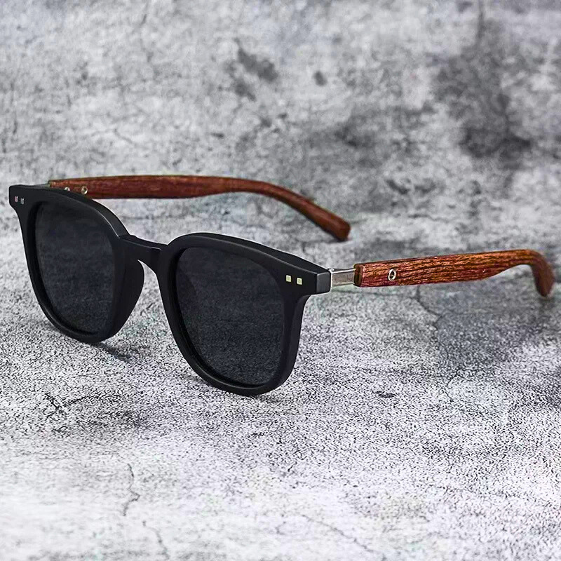 Arden unisex eyewear, offering superior UV protection with unique wood-grain temples & a modern, durable design.