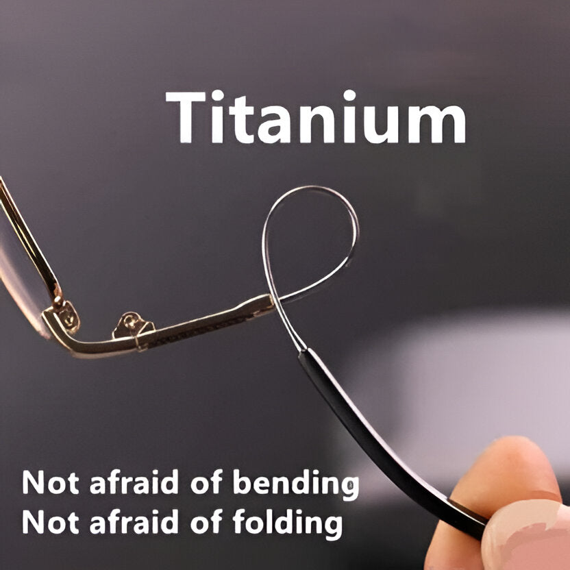 Multi-focal progressive reading sunglasses, auto-adjusting for clear vision.