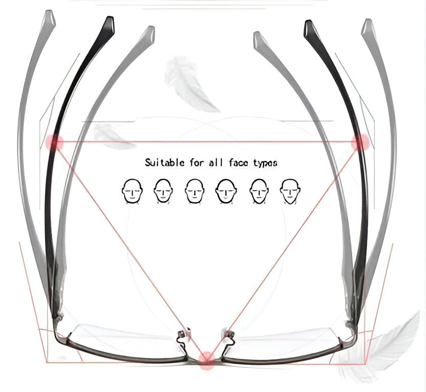 Stylish unisex adaptive eyewear: progressive sunglasses with auto-adjusting photochromic lenses.