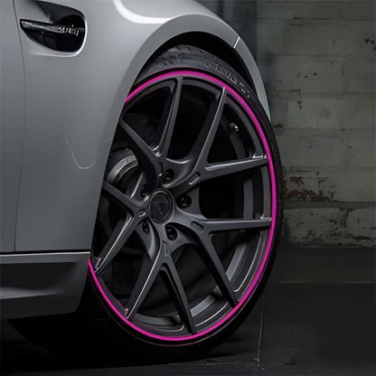 Easy DIY wheel rim guard for auto care. Universal fit protector prevents curb scrapes, a great car upgrade.
