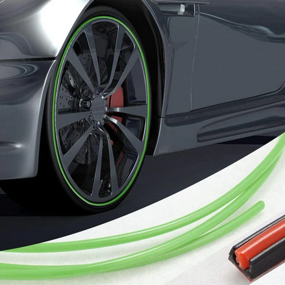 Pro Wheel Rim Protector kit for cars. Offers superior curb protection, auto care, and stylish wheel decor upgrade.