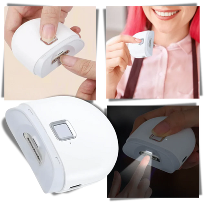 Rechargeable electric nail trimmer, providing convenient & automatic nail care for smooth, tidy nails.