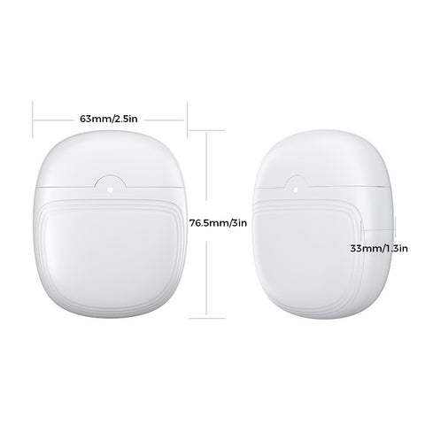 Portable USB rechargeable automatic nail clipper and polisher for on-the-go care.
