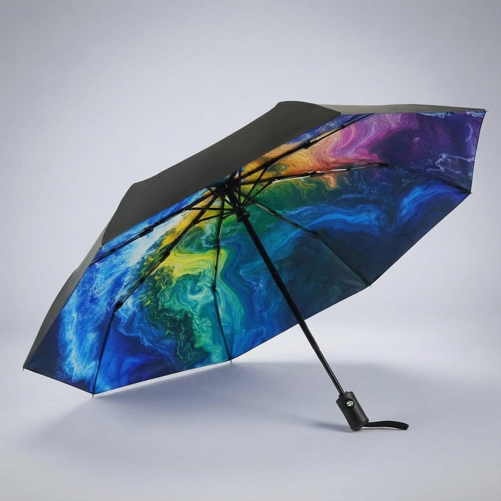 Unisex Rainova automatic umbrella button for quick open/close, essential for sudden downpours.
