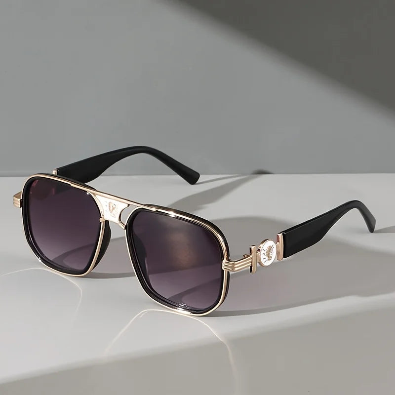 Timeless aviator sunglasses, unisex design, offering premium UV400 protection. Durable & stylish eyewear for all.