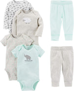 Gray/Mint Green/Elephant/Lamb