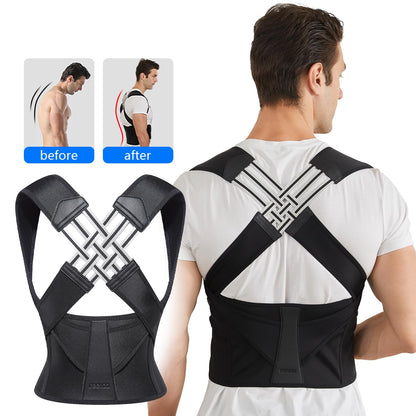 Comfortable unisex posture corrector, ideal for maintaining spinal alignment & reducing back pain.