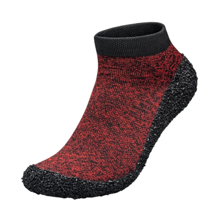 Unisex yoga sock shoes with non-slip grip, promoting natural foot alignment and flexibility.