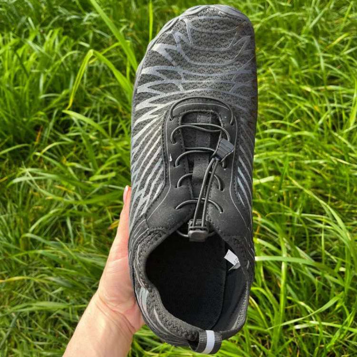 Unisex barefoot minimalist walking shoes, wide toe box, flexible sole for natural foot movement