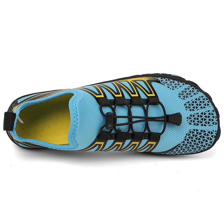 Unisex natural stride athletic shoes, breathable upper, for everyday performance.