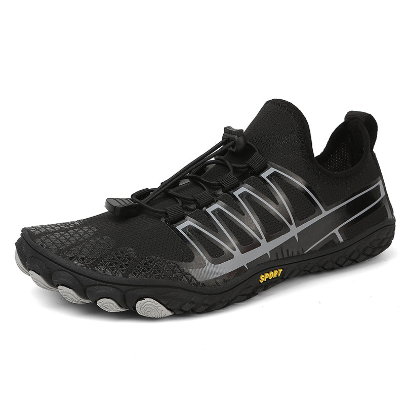 Unisex minimalist running shoes, breathable fabric, for an authentic barefoot experience.