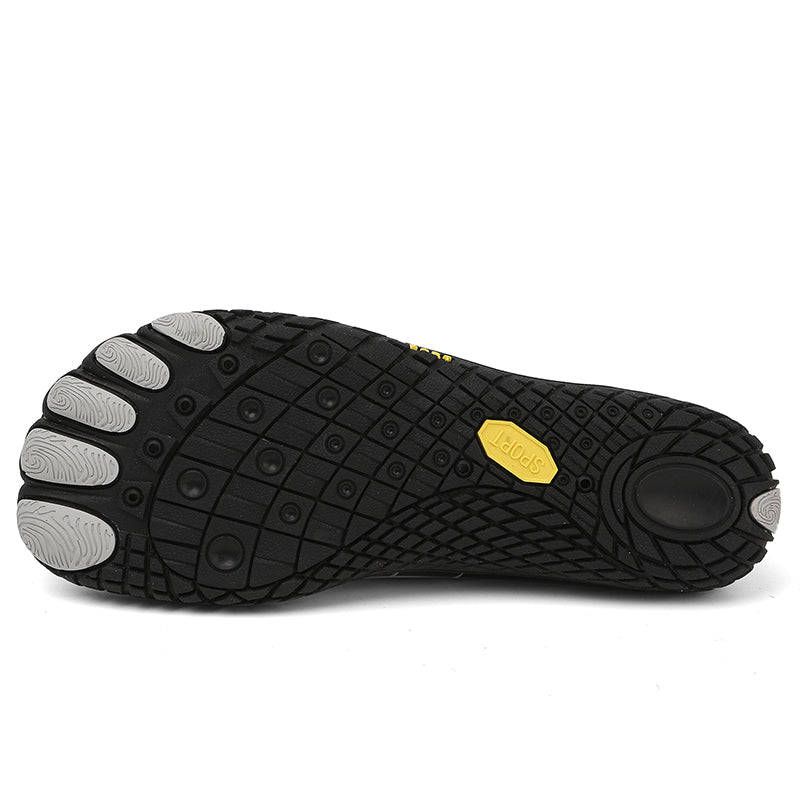 Natural stride athletic shoes, lightweight & flexible, perfect for training sessions.