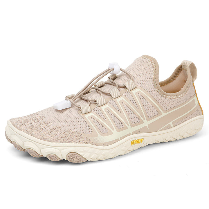 Unisex training shoes, barefoot style, flexible sole for enhanced agility.