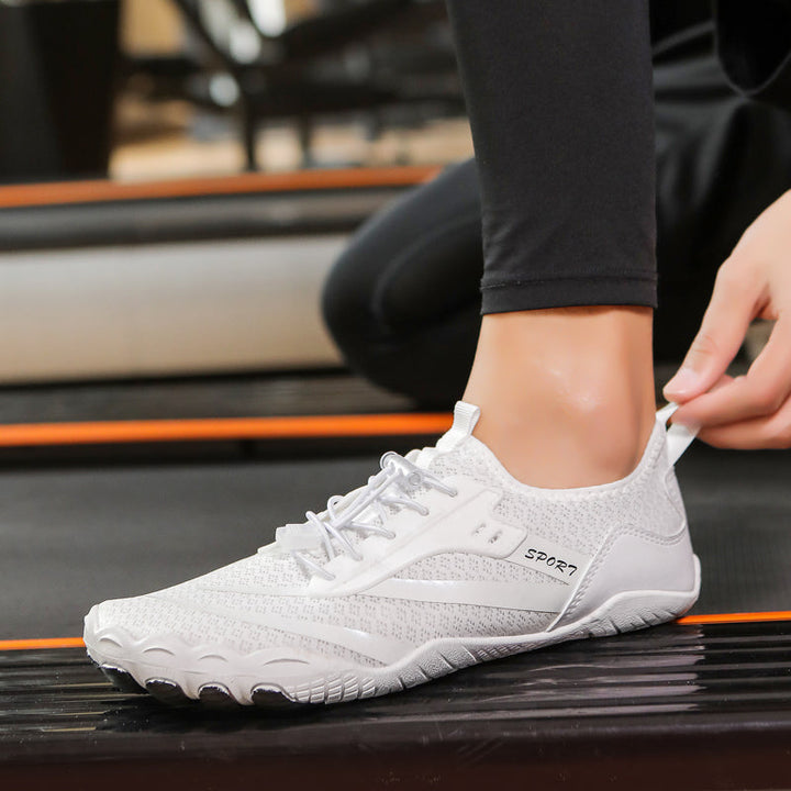 Lightweight minimalist gym shoes, ideal for active barefoot training.