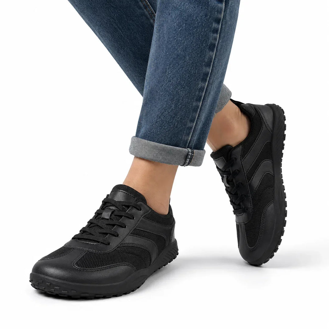 Ultimate comfort barefoot walking shoes for unisex use, wide toe box & non-slip sole for natural feel.