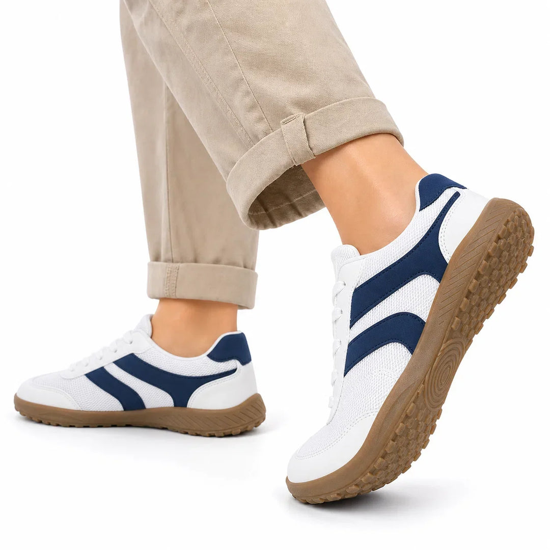 Pair of unisex barefoot walking shoes, wide toe box & non-slip sole, ideal for natural movement & comfort.