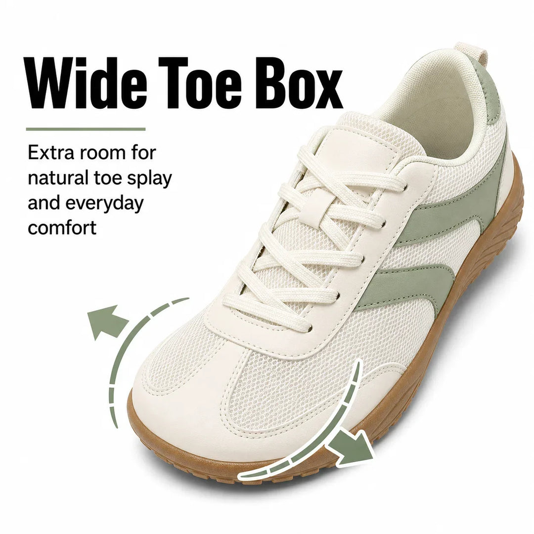 Comfortable unisex barefoot shoes promote natural movement, wide toe box & non-slip sole.