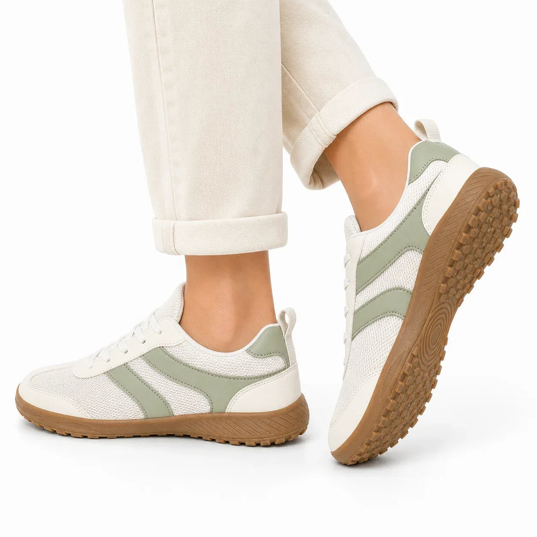 Unisex barefoot walking shoes in action, providing natural movement, wide toe box & non-slip grip.