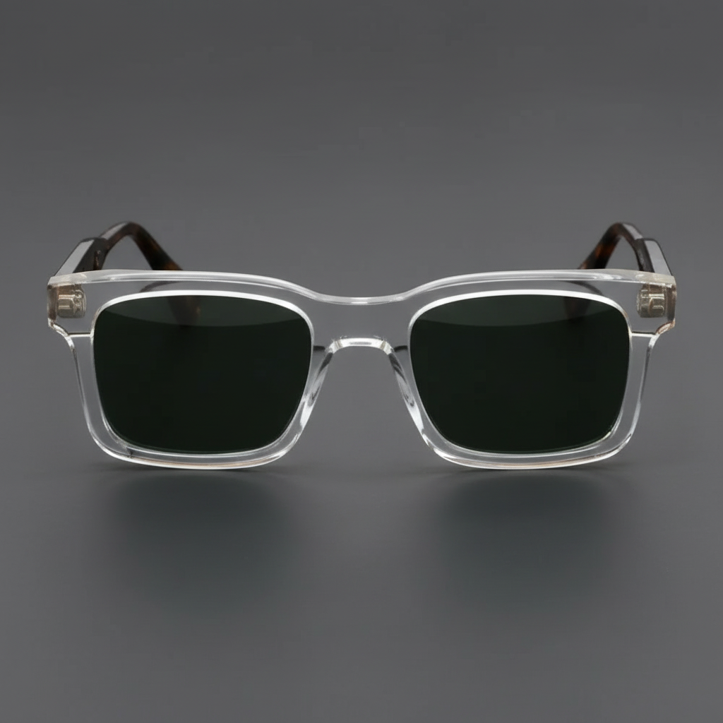 Tortoise Bastille square polarized sunglasses. Fashion eyewear with UV protection, ideal for driving & travel.
