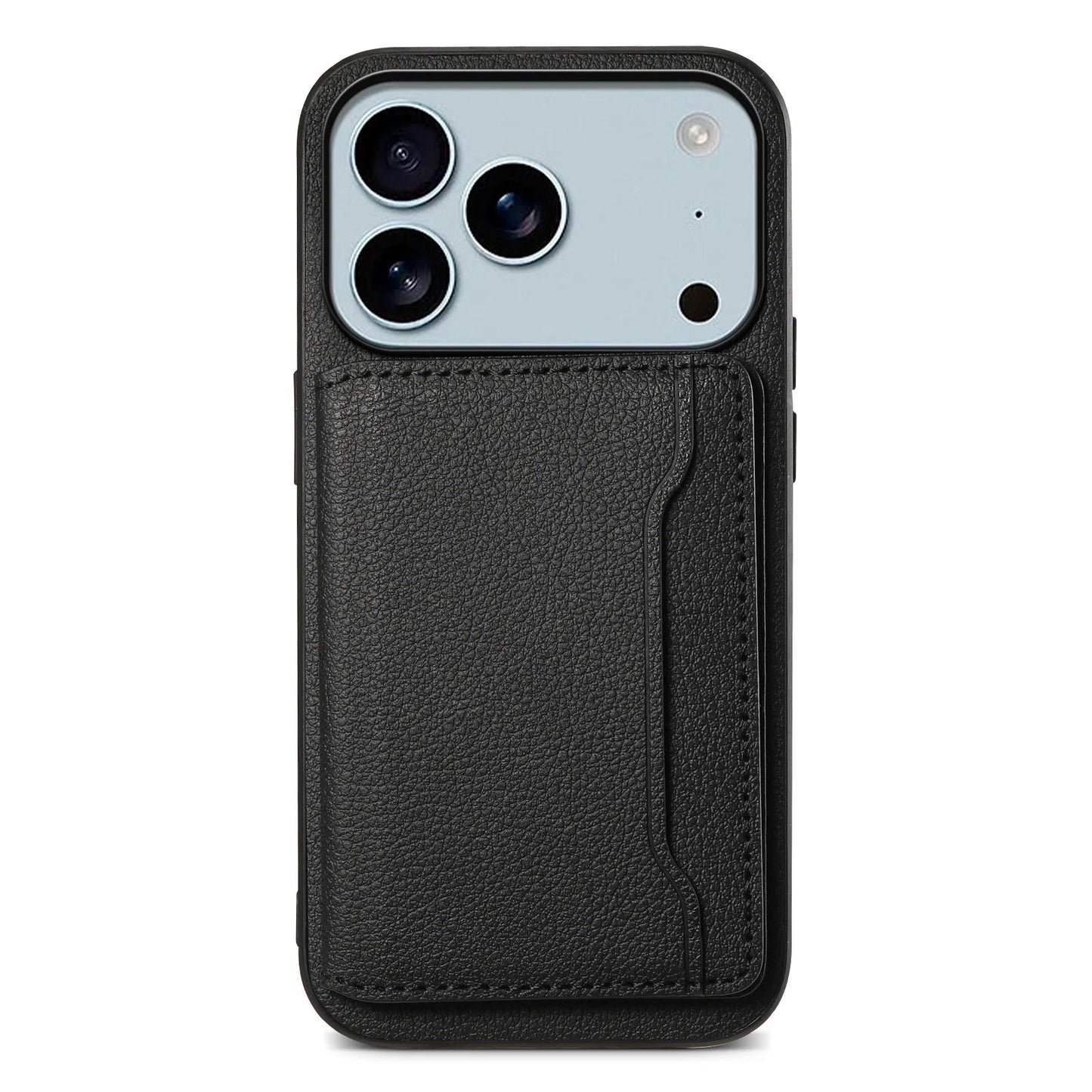 Versatile bifold smartphone case for men & women. Wallet, kickstand, and shock absorption.