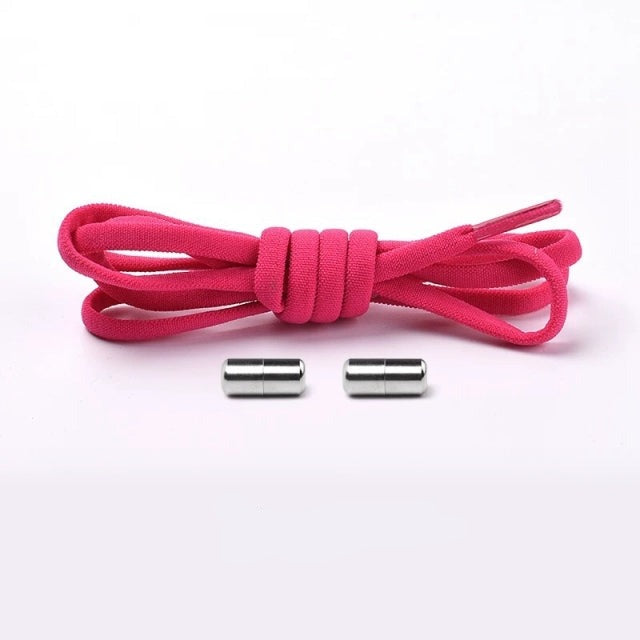 Multicolor elastic no-tie shoelaces, a fun and convenient footwear accessory
