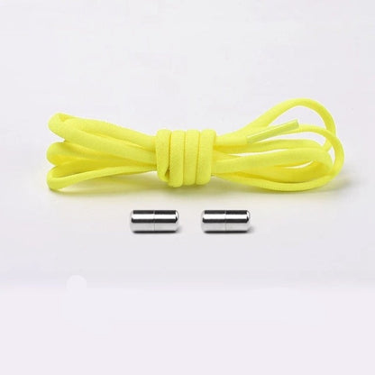 Reflective elastic no-tie laces, enhancing safety and convenience for footwear