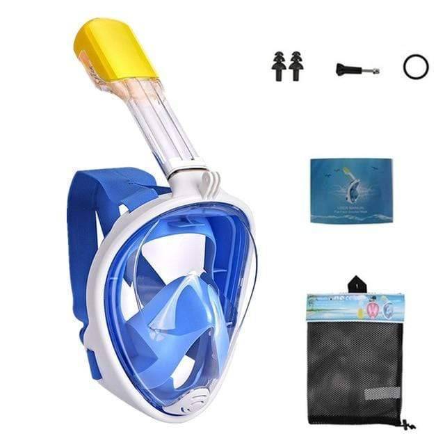 High-quality full face diving mask, anti-fog and leak-proof for ultimate underwater experience