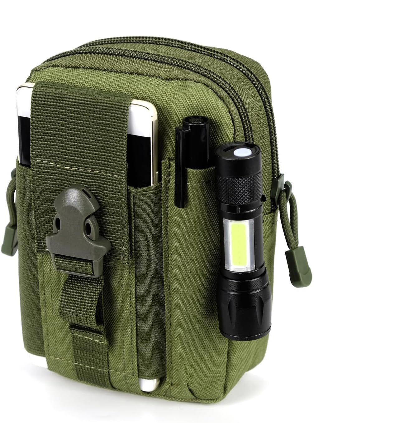 Tactical EDC belt bag with an adjustable strap, designed for comfortable, long-term wear