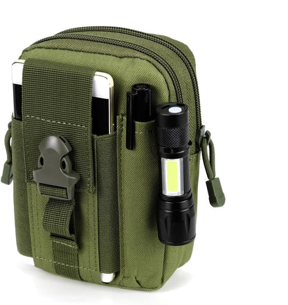 Tactical EDC belt bag with an adjustable strap, designed for comfortable, long-term wear