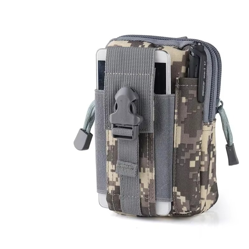 MOLLE EDC utility pouch with high-quality zippers and reinforced stitching for durability