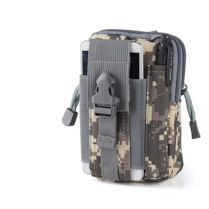 MOLLE EDC utility pouch with high-quality zippers and reinforced stitching for durability