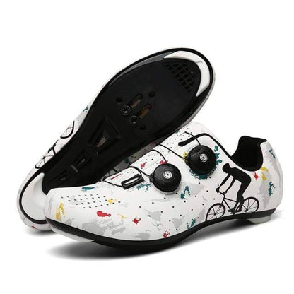Mud-resistant unisex winter cycling cleats, self-locking mechanism for road & MTB