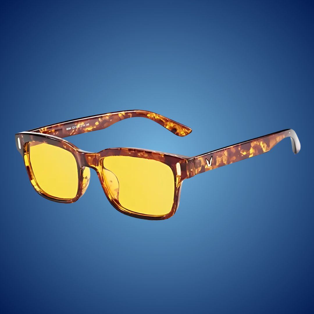 Anti-glare computer glasses, unisex, blocking blue light & UV for vision protection.