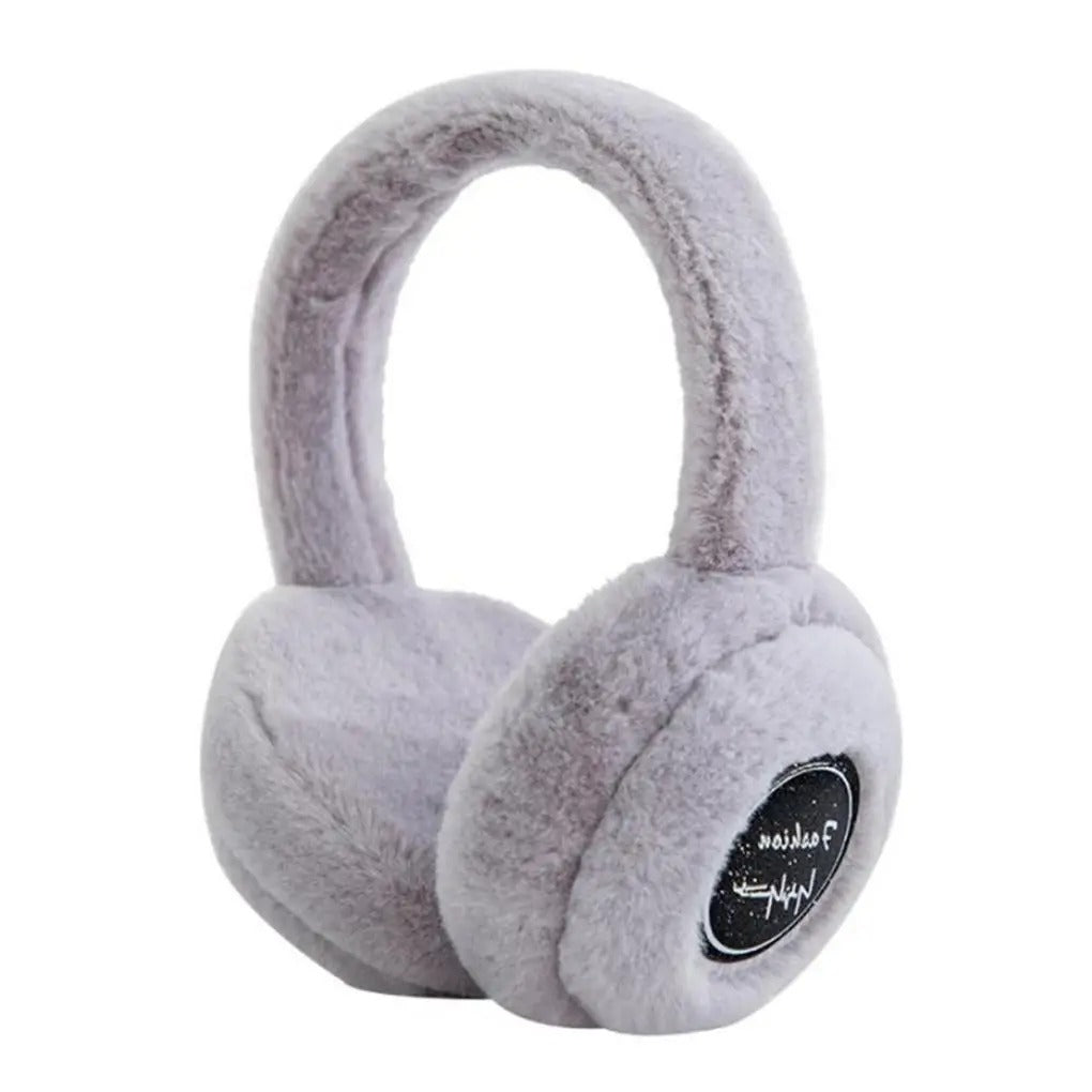 Soft fleece Bluetooth ear warmers providing cozy warmth & wireless audio. Perfect unisex cold weather gear.