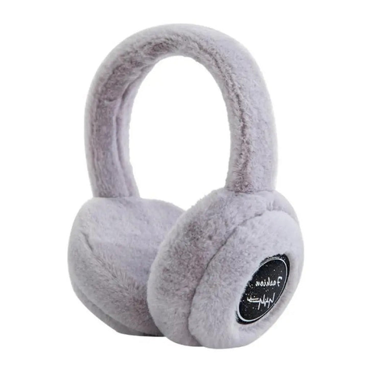 Soft fleece Bluetooth ear warmers providing cozy warmth & wireless audio. Perfect unisex cold weather gear.