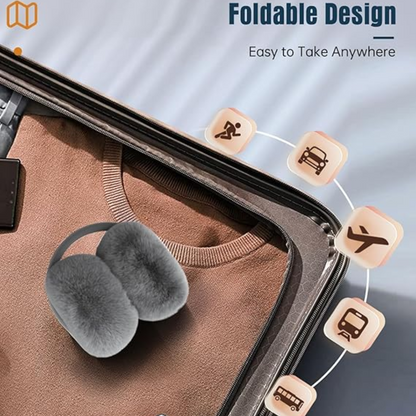 Unisex Bluetooth ear warmers combine wireless audio with plush warmth. Essential cold weather accessory.