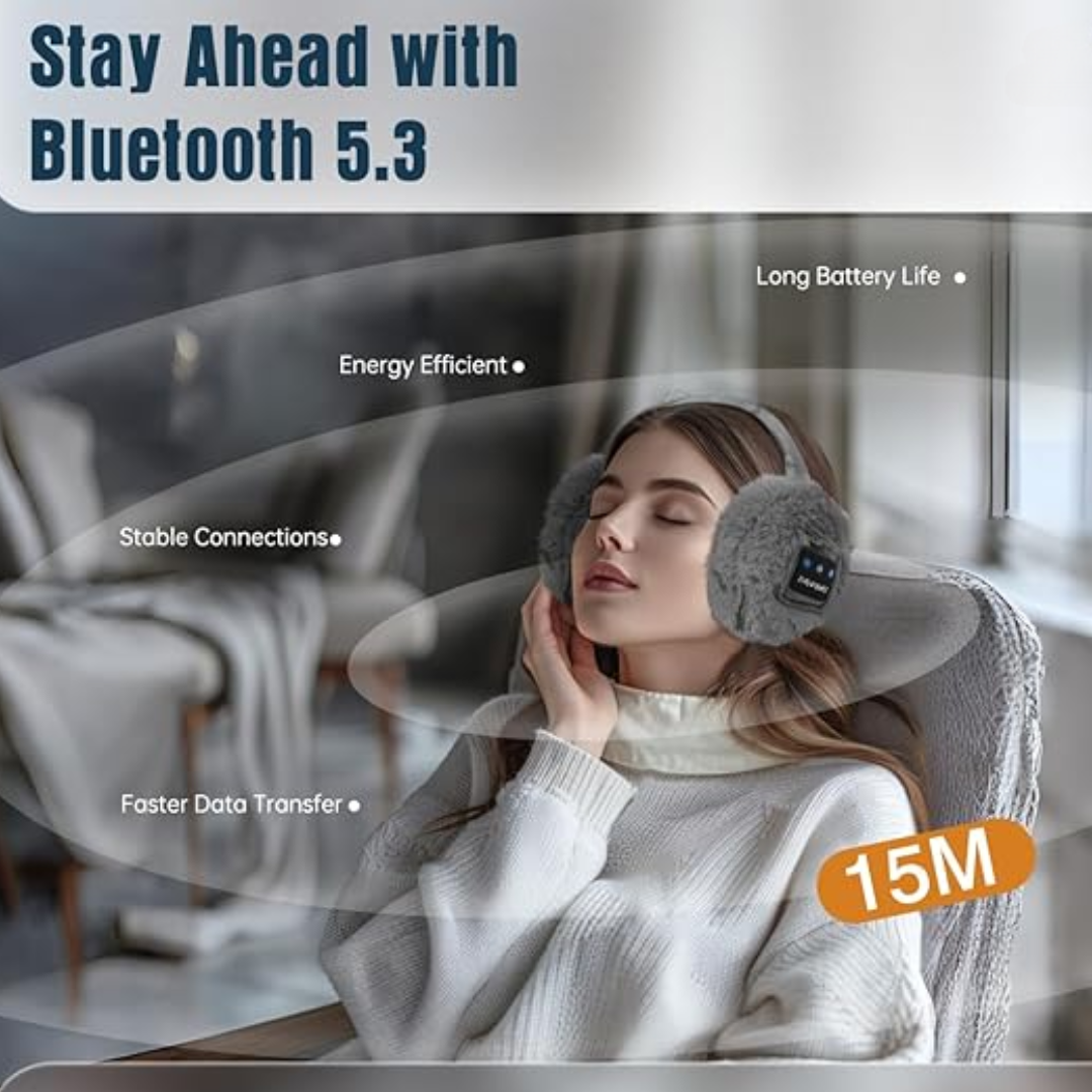 Protect ears with wireless Bluetooth ear warmers. Essential cold weather gear for music & hands-free calls.