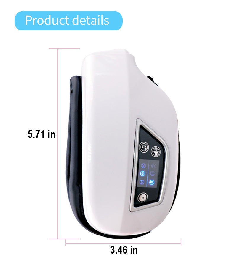 Giftable eye massager: a perfect wellness gift with Bluetooth, warm compress, air pressure & vibration.