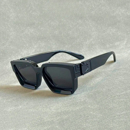 Lightweight & durable metallic sunglasses. Bold unisex statement eyewear, perfect fashion accessory with UV protection.