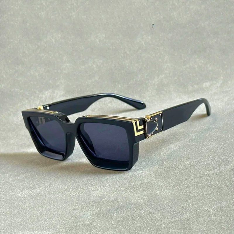 Stand out with these bold metallic statement shades. Unisex futuristic fashion accessory offering essential UV protection.