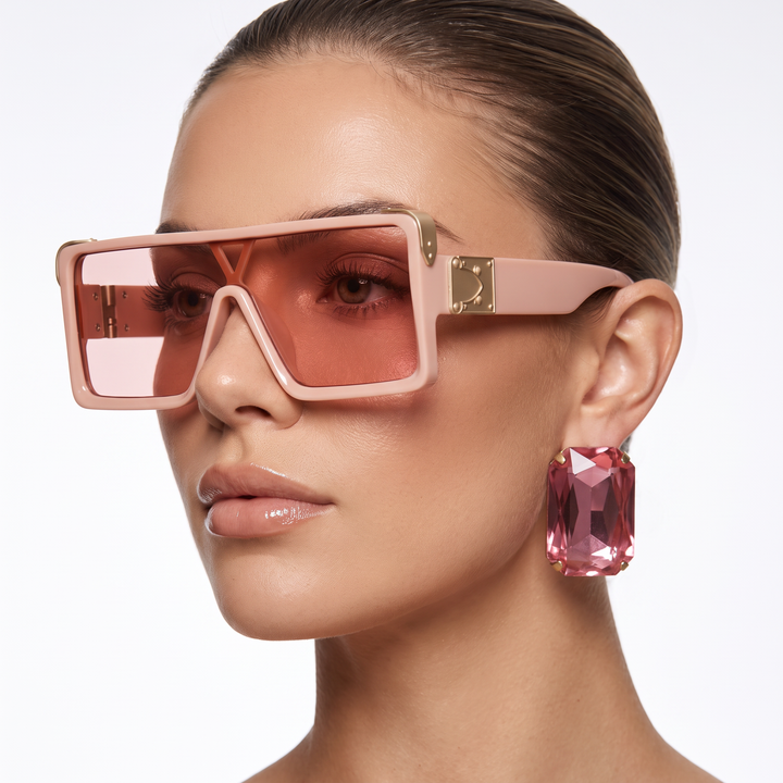 Sleek bold unisex driving sunglasses with UV400 protection for travel & outdoor adventures; lightweight eyewear.