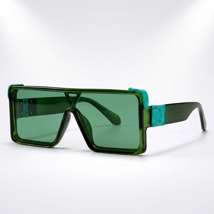 Versatile bold unisex UV400 sunglasses for driving, cycling, and daily outdoor fashion, lightweight & protective.