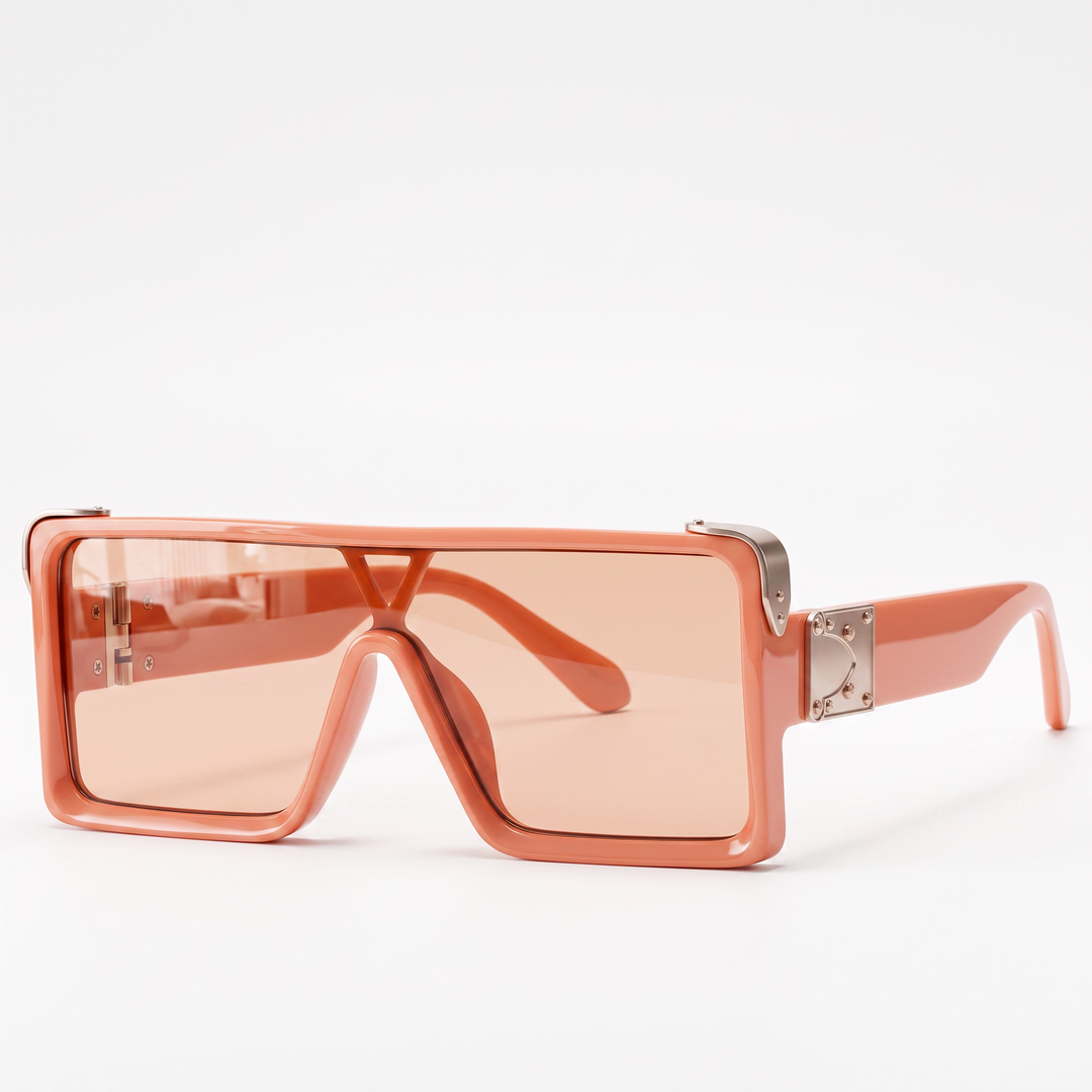 Fashion-forward bold unisex UV400 protection sunglasses, essential lightweight eyewear for driving & outdoor travel.
