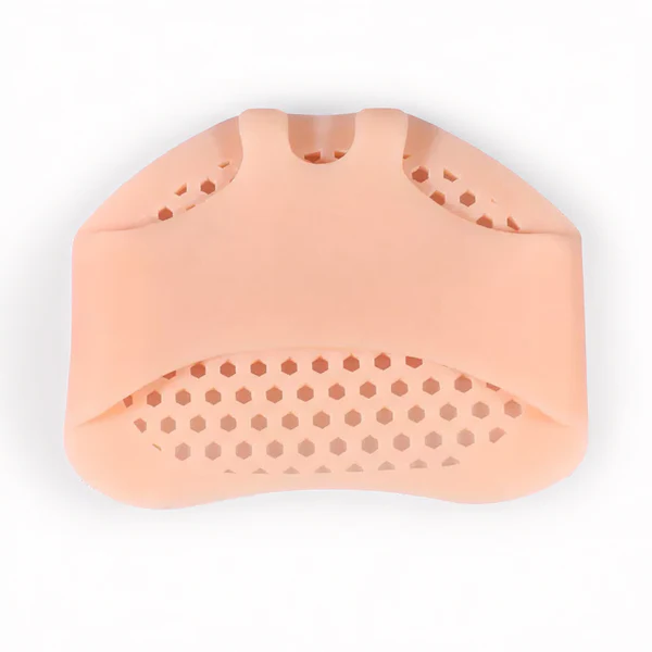 Soft, breathable gel metatarsal pads for unisex foot comfort, orthopedic support & pain relief. Shoe inserts.