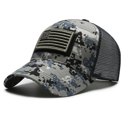 Unisex breathable mesh cap in a subtle olive green, a comfortable and casual outdoor headwear choice.